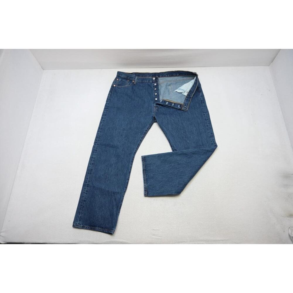 Vintage Levis 501 Double XX Straight Rugged Button Fly Jeans Mens Sz 44 x 30
